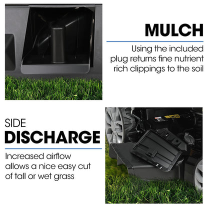 20m Self-Propelled Lawn Mower, 200cc, 7-Height, Steel Deck, 4-Stroke Engine