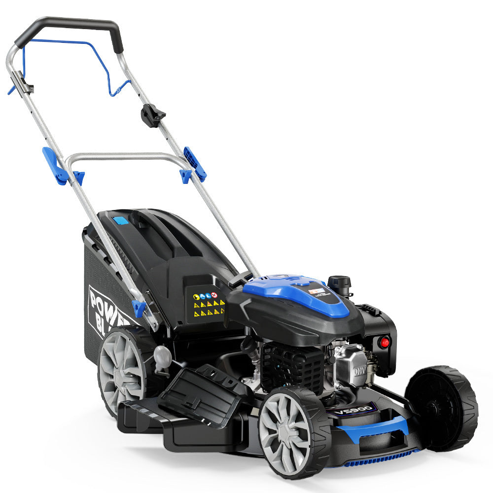 20m Self-Propelled Lawn Mower, 200cc, 7-Height, Steel Deck, 4-Stroke Engine