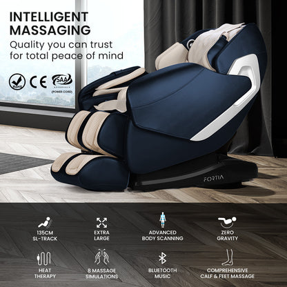 Electric Full Body Massage Chair with Heat, Bluetooth & Zero Gravity Recline