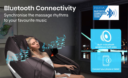 Luxury Full Body Massage Chair with Heat, Bluetooth, and Zero Gravity Recline