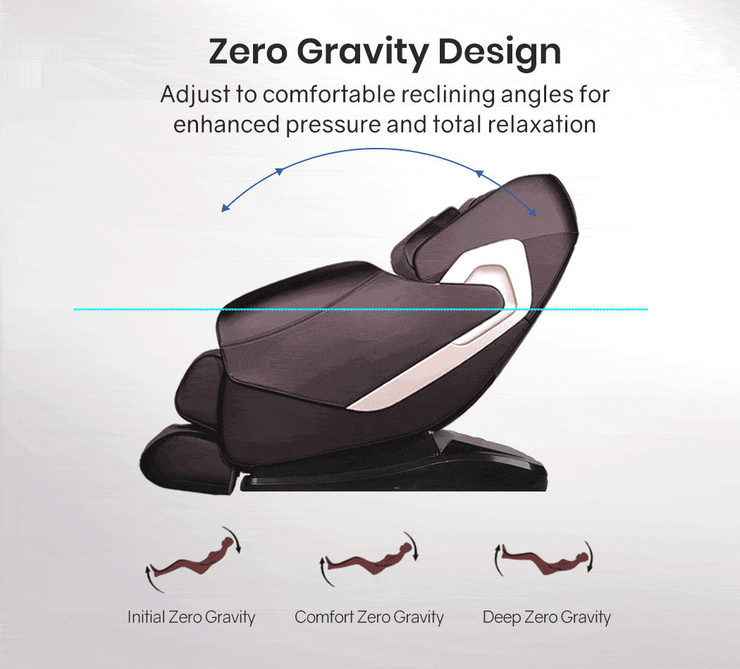 Luxury Full Body Massage Chair with Heat, Bluetooth, and Zero Gravity Recline