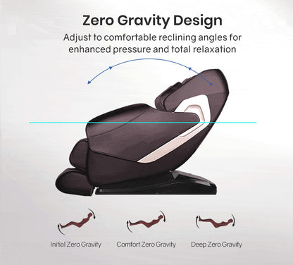Luxury Full Body Massage Chair with Heat, Bluetooth, and Zero Gravity Recline