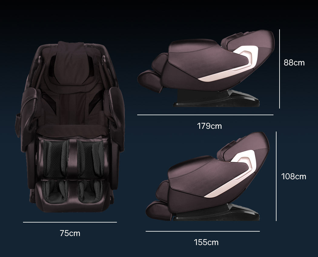 Luxury Full Body Massage Chair with Heat, Bluetooth, and Zero Gravity Recline