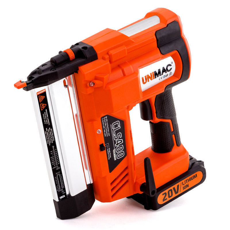 Cordless 20V Lithium Finish Nailer, 16ga 0.015-0.05m Nails, with LED & Case