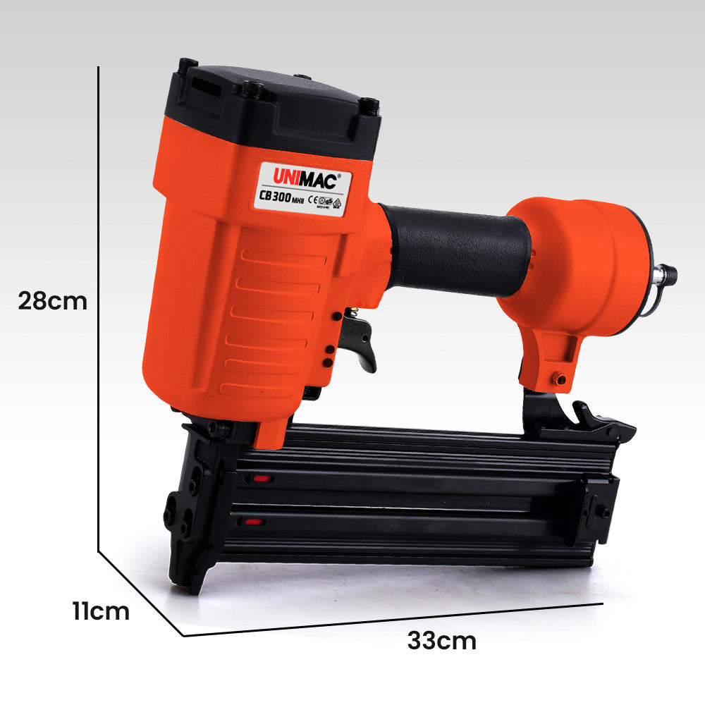 Heavy-Duty Pneumatic Concrete Nailer, 18-64mm, Quick-Load, Ergonomic Design