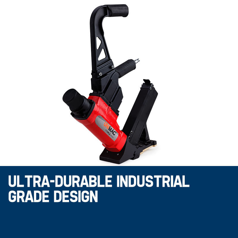 Heavy Duty Pneumatic Floor Nail Gun, 0.37-0.50m 16ga Air Driver, Lightweight