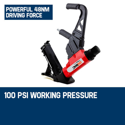 Heavy Duty Pneumatic Floor Nail Gun, 0.37-0.50m 16ga Air Driver, Lightweight