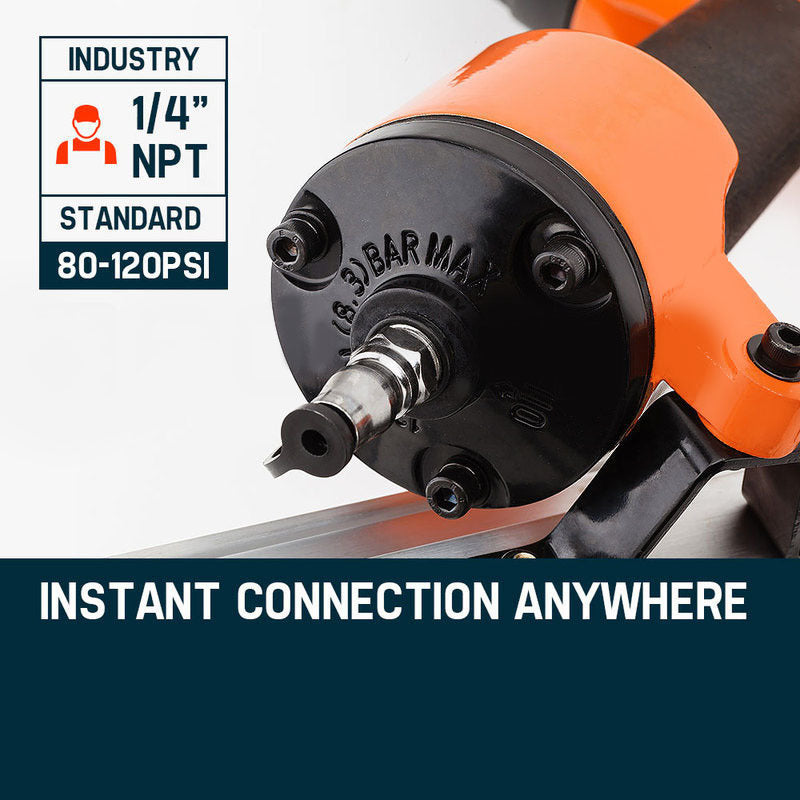 Heavy-Duty 0.05-0.09m Angled Framing Nail Gun with 120PSI Pneumatic Power