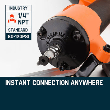 Heavy-Duty 0.05-0.09m Angled Framing Nail Gun with 120PSI Pneumatic Power