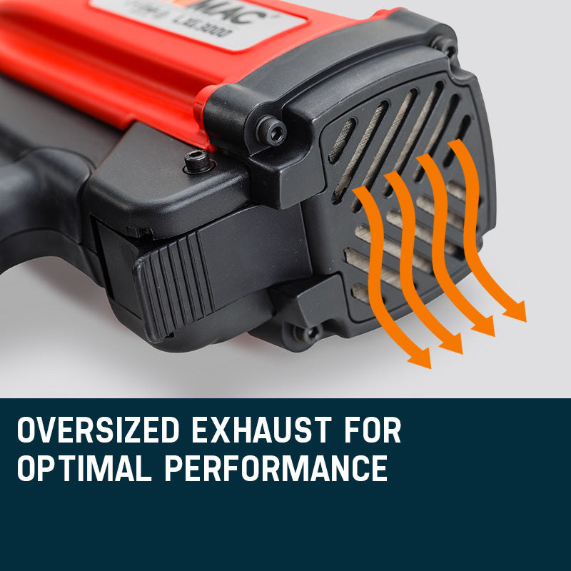 34° Cordless Gas Framing Nailer with 0.05-0.09m Nails & Dual Li-Ion Batteries