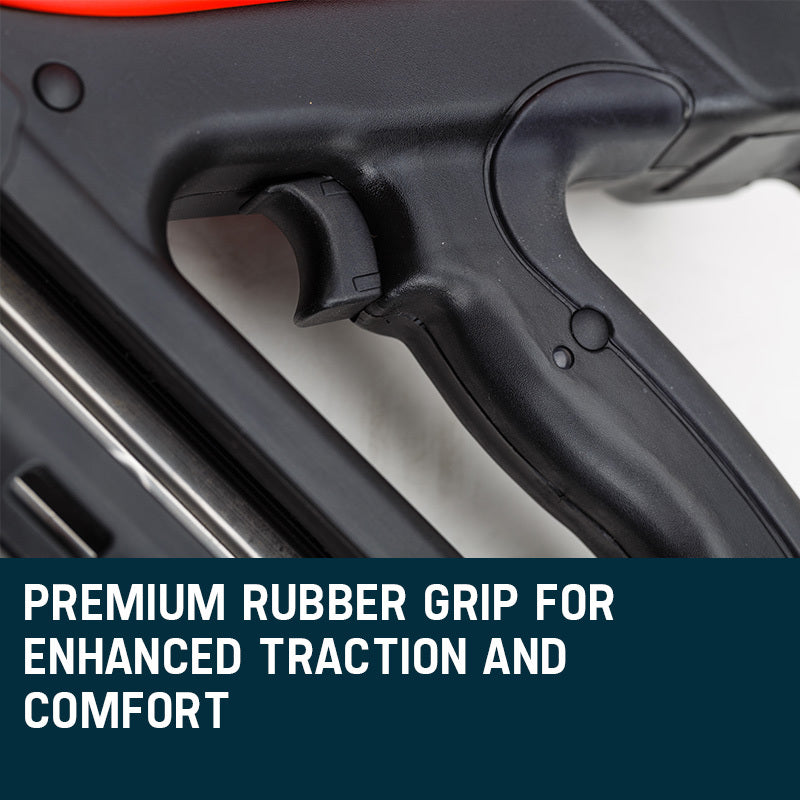 34° Cordless Gas Framing Nailer with 0.05-0.09m Nails & Dual Li-Ion Batteries