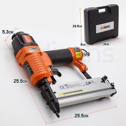 2-in-1 Pneumatic Stapler/Brad Nailer, Lightweight 1.46kg, 15-50mm Nails