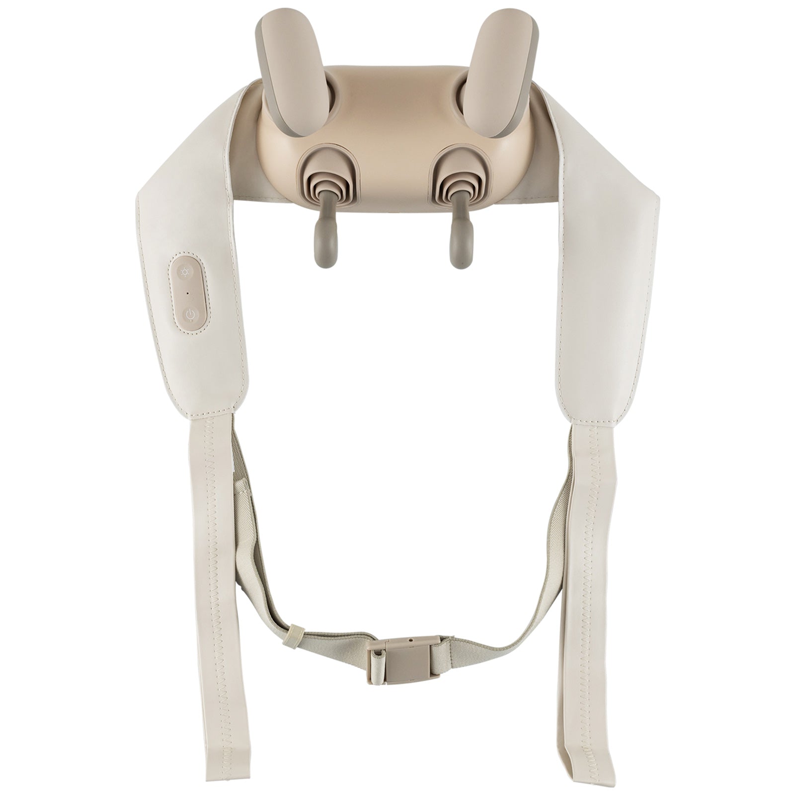 Neck Shoulder Massager 4D Deep Tissue Kneading Shiatsu Massage Machine-Beige