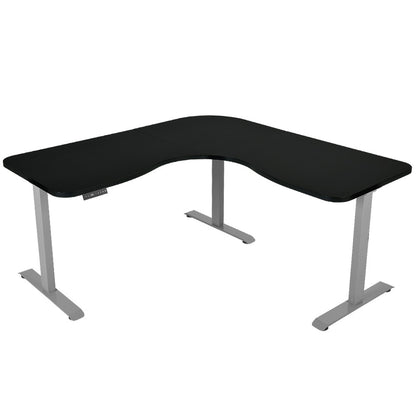 Corner Standing Desk, 173cm x 173cm, 3 Motors, 120kg, Electric Height Adjustable