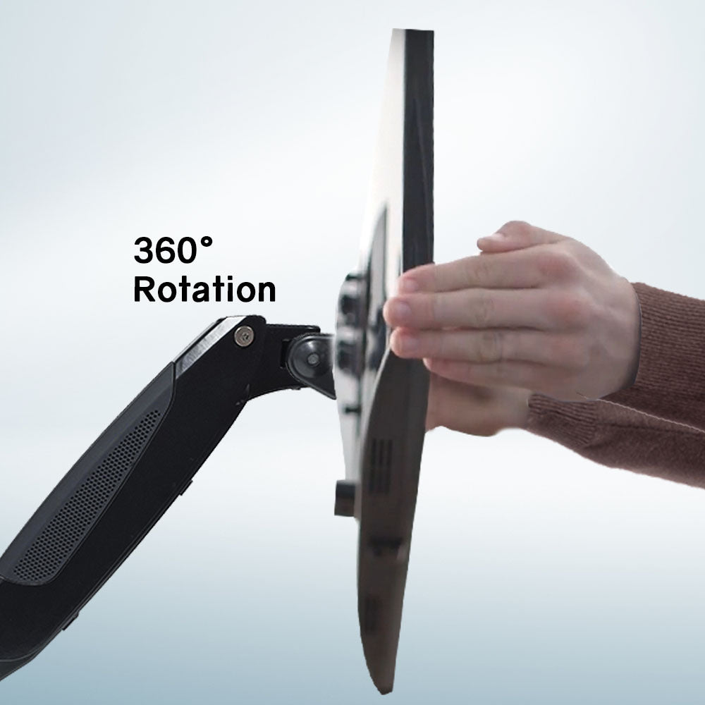 Triple Monitor Desk Mount Stand with Adjustable Arms for 0.38 to 0.81 Meter Displays