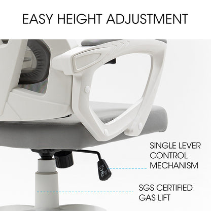 Ergonomic Mesh Recliner Office Chair with Lumbar Support, 0.6m, 120kg Capacity
