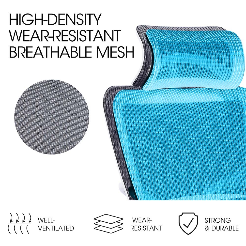 Ergonomic Mesh Office Chair with Lumbar Support and Adjustable Features