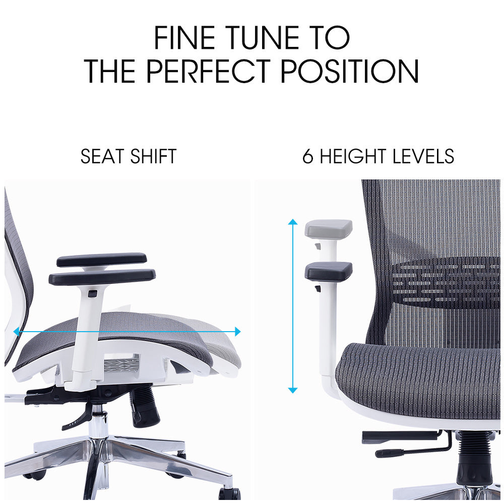 Ergonomic Mesh Office Chair with Lumbar Support and Adjustable Features
