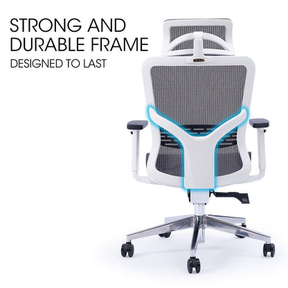 Ergonomic Mesh Office Chair with Lumbar Support and Adjustable Features