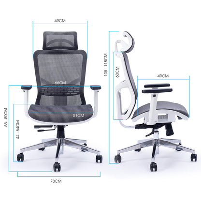 Ergonomic Mesh Office Chair with Lumbar Support and Adjustable Features