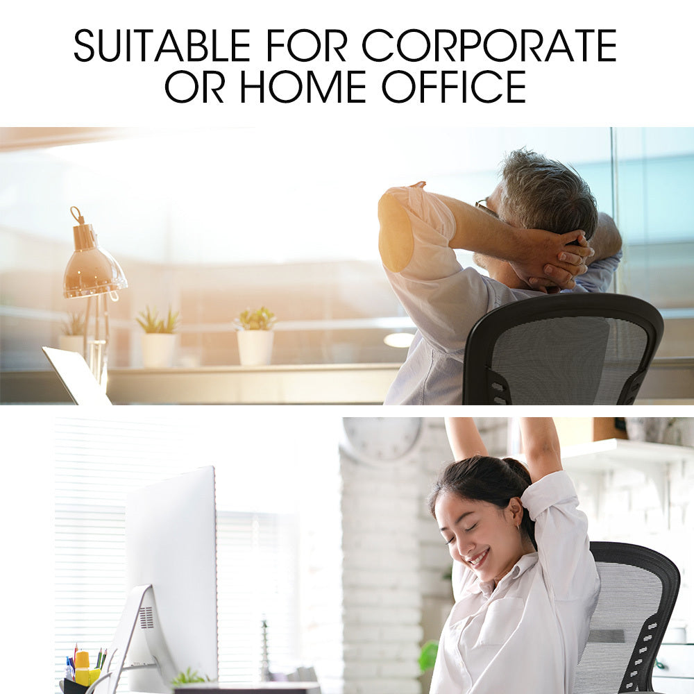 Ergonomic Mesh Office Chair with Adjustable Recline and Armrests, 0.6m Base
