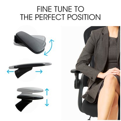 Ergonomic Mesh Office Chair with Adjustable Recline and Armrests, 0.6m Base