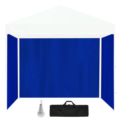 Navy Blue Gazebo Accessory Pack: Walls, Bag & USB LED Light for 3x3m Model