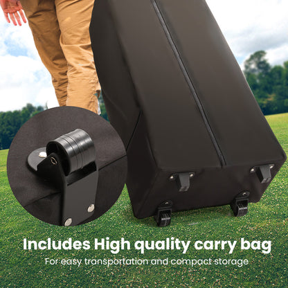Accessory Pack for 6x3m Gazebo: Walls, Wheeled Bag & USB Rechargeable Light