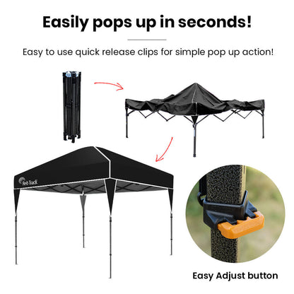 Ultra-Compact 3.6x2.2m Folding Gazebo with Carry Bag & UV Protection