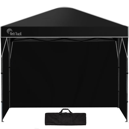 Ultra-Compact 3.6x2.2m Folding Gazebo with Walls & Carry Bag, Black