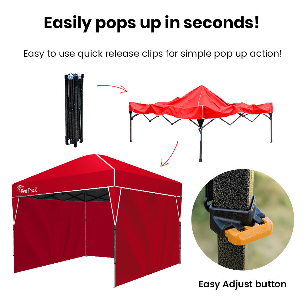 Ultra-Compact 3.6x2.2m Folding Gazebo with Walls and Carry Bag, 13kg Lightweight