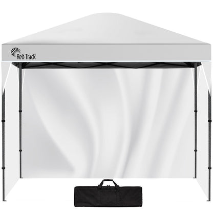 Ultra-Compact 3.6x2.2m Folding Gazebo with Walls & Carry Bag, White