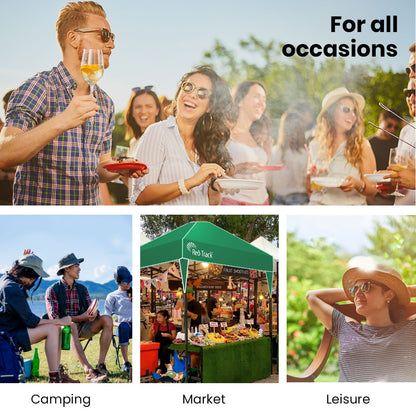 3x3m Ultra Compact Popup Gazebo with Walls, Portable for Outdoor Events