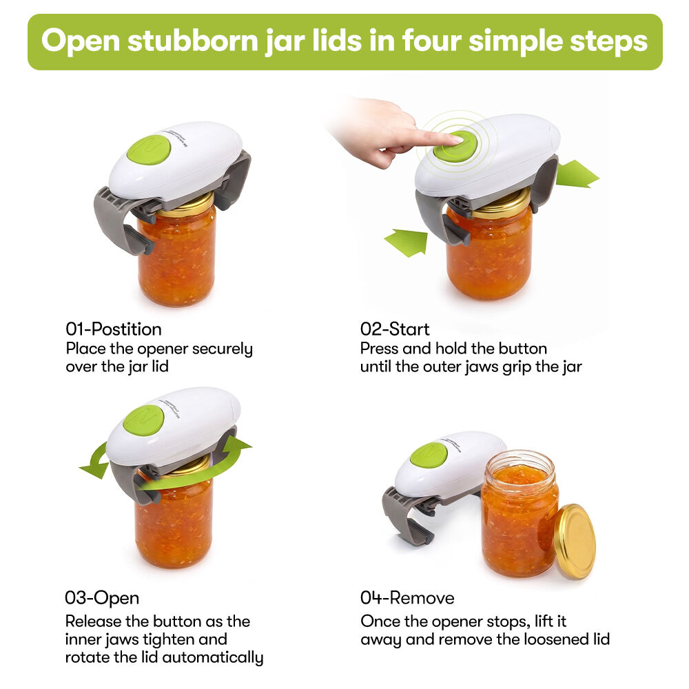 One Touch Automatic Jar Opener