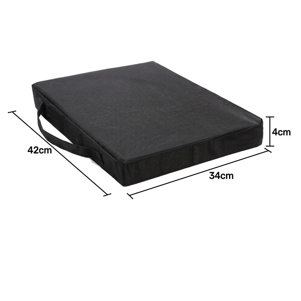 Portable Padded Stadium Seat, Black
