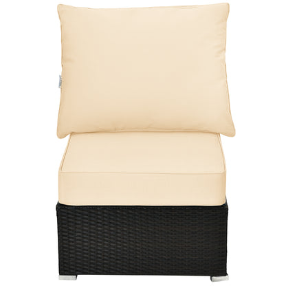 Detachable Outdoor Patio Cushion Set Chair Seat Pads-Beige