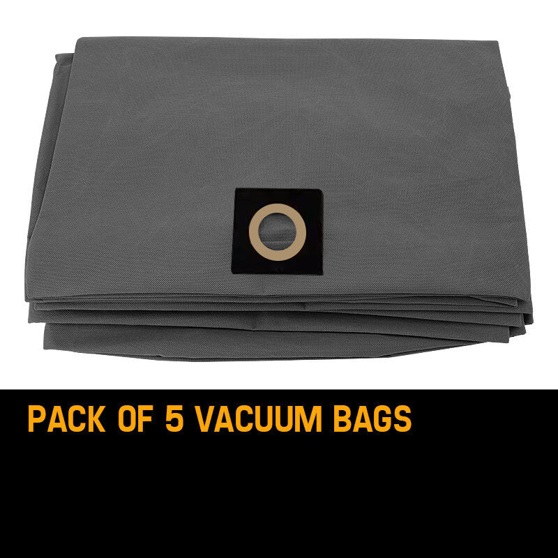 60L Vacuum Cleaner Dust Bags - Pack of 5 for Wet & Dry Vacuum Systems