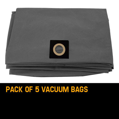 60L Vacuum Cleaner Dust Bags - Pack of 5 for Wet & Dry Vacuum Systems