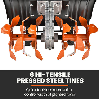Titan 9: 4-Stroke Petrol Cultivator Tiller with Adjustable 0.4m Width