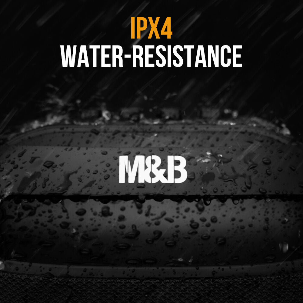Portable Splash Proof 80W Bluetooth Speaker with TWS Pairing & RGB Lights