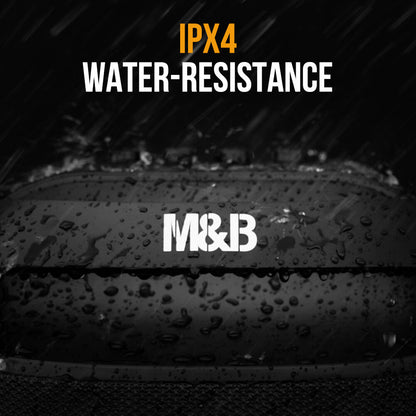 Portable Splash Proof 80W Bluetooth Speaker with TWS Pairing & RGB Lights