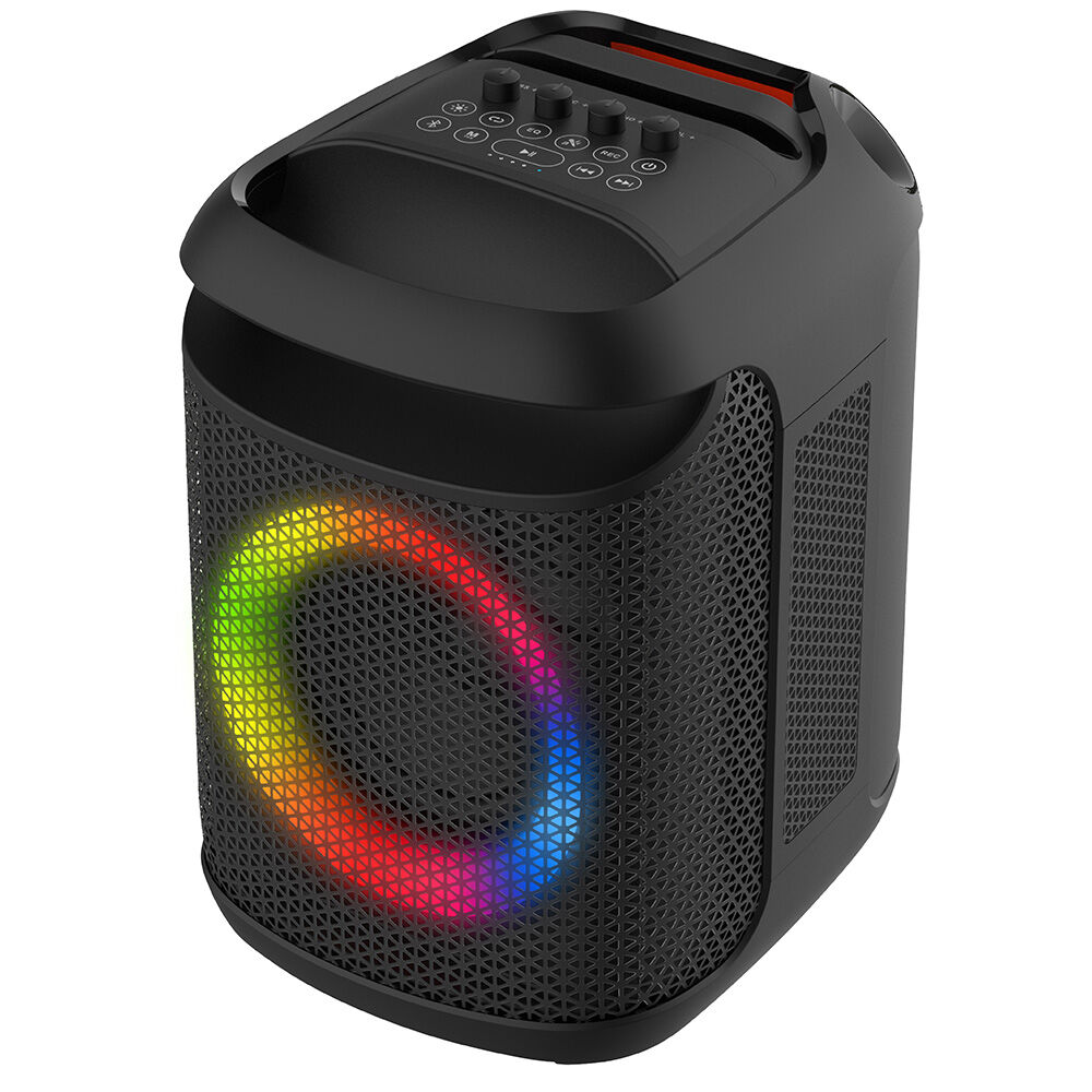 Portable Splash Proof 80W Bluetooth Speaker with TWS Pairing & RGB Lights