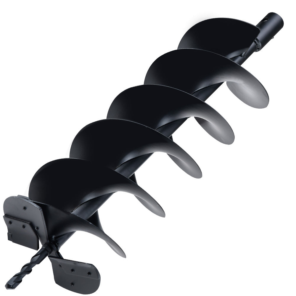 200mm x 0.76m Double Helix Auger Bit, Carbon Steel for Post Hole Digging