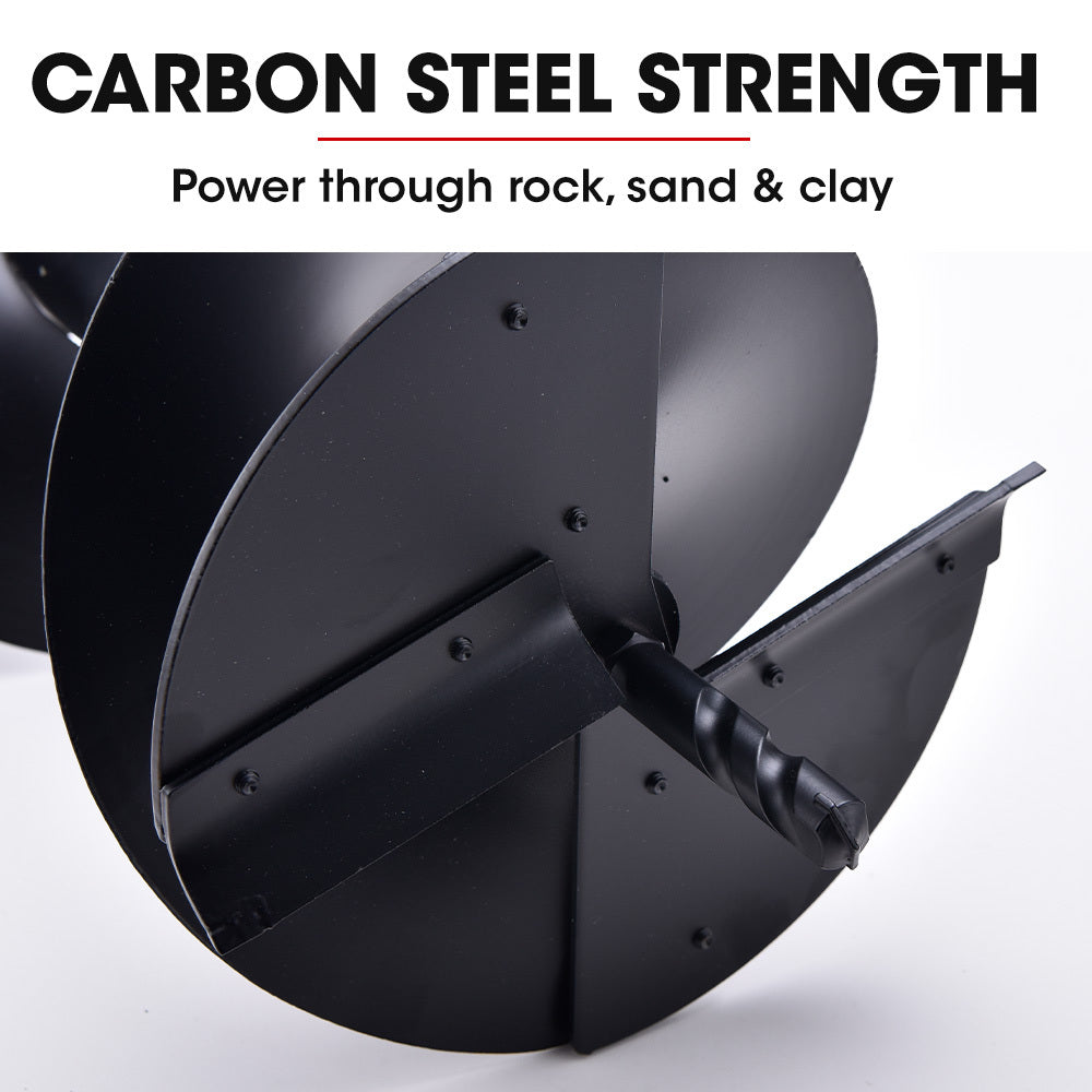 250mm x 0.76m Carbon Steel Auger Bit with Half Double Helix Design