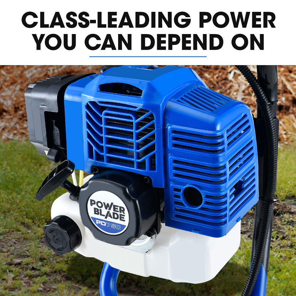52cc 2-Stroke Petrol Post Hole Digger with 0.2m Auger & 0.6m Extension Shaft