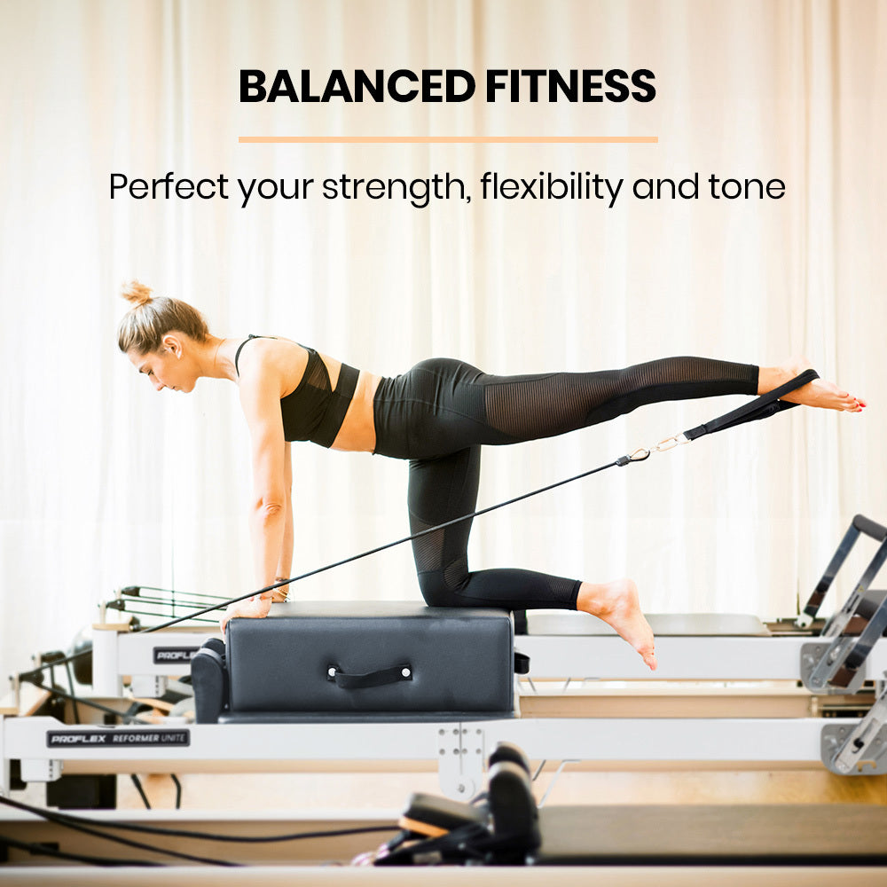 Aluminium Pilates Reformer with Folding Design and Customizable Resistance