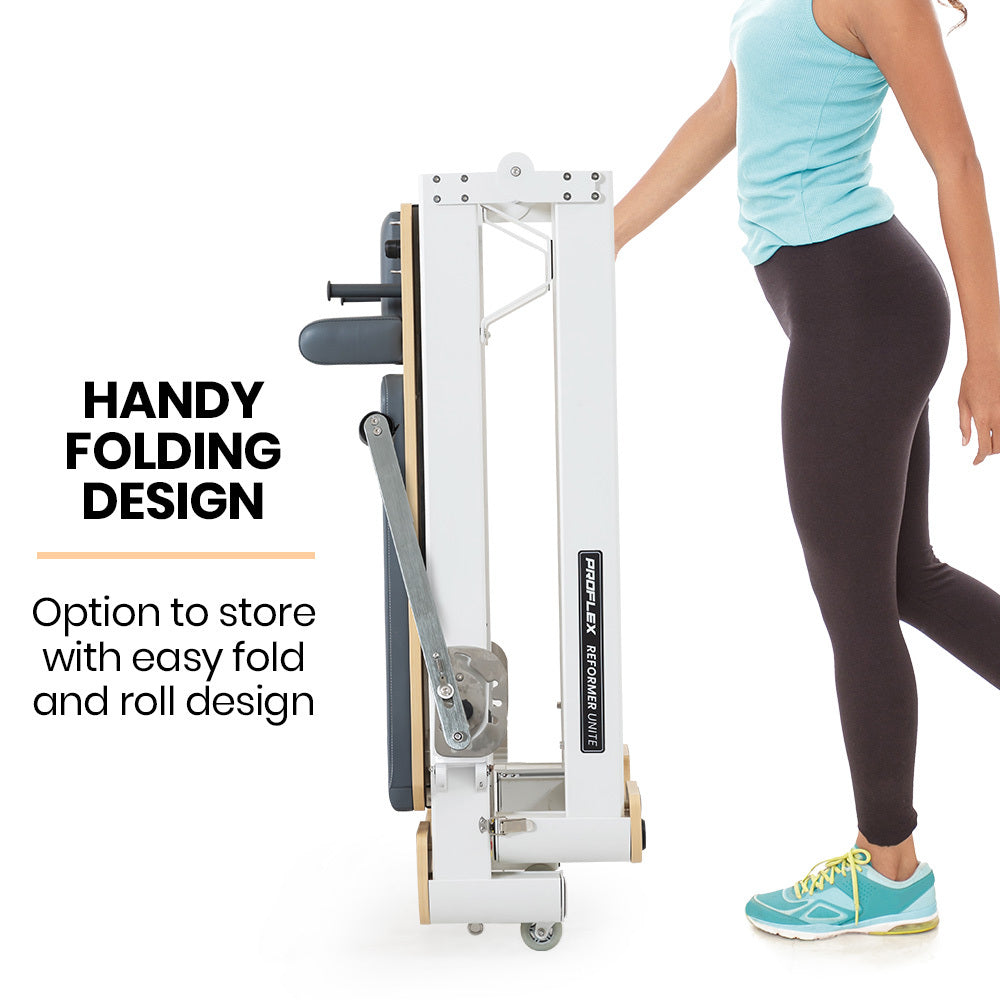 Aluminium Pilates Reformer with Folding Design and Customizable Resistance