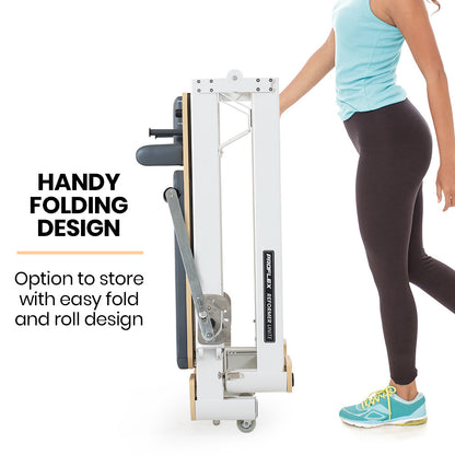 Aluminium Pilates Reformer with Folding Design and Customizable Resistance