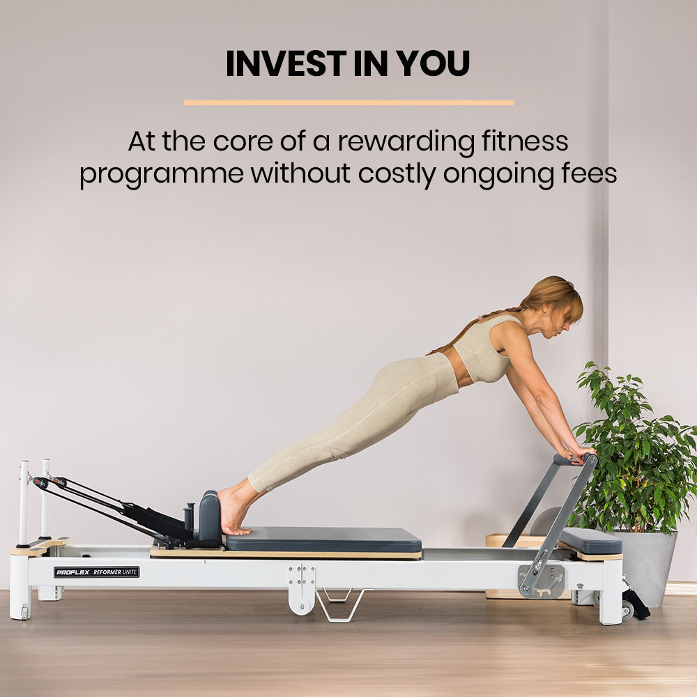 Aluminium Pilates Reformer with Folding Design and Customizable Resistance