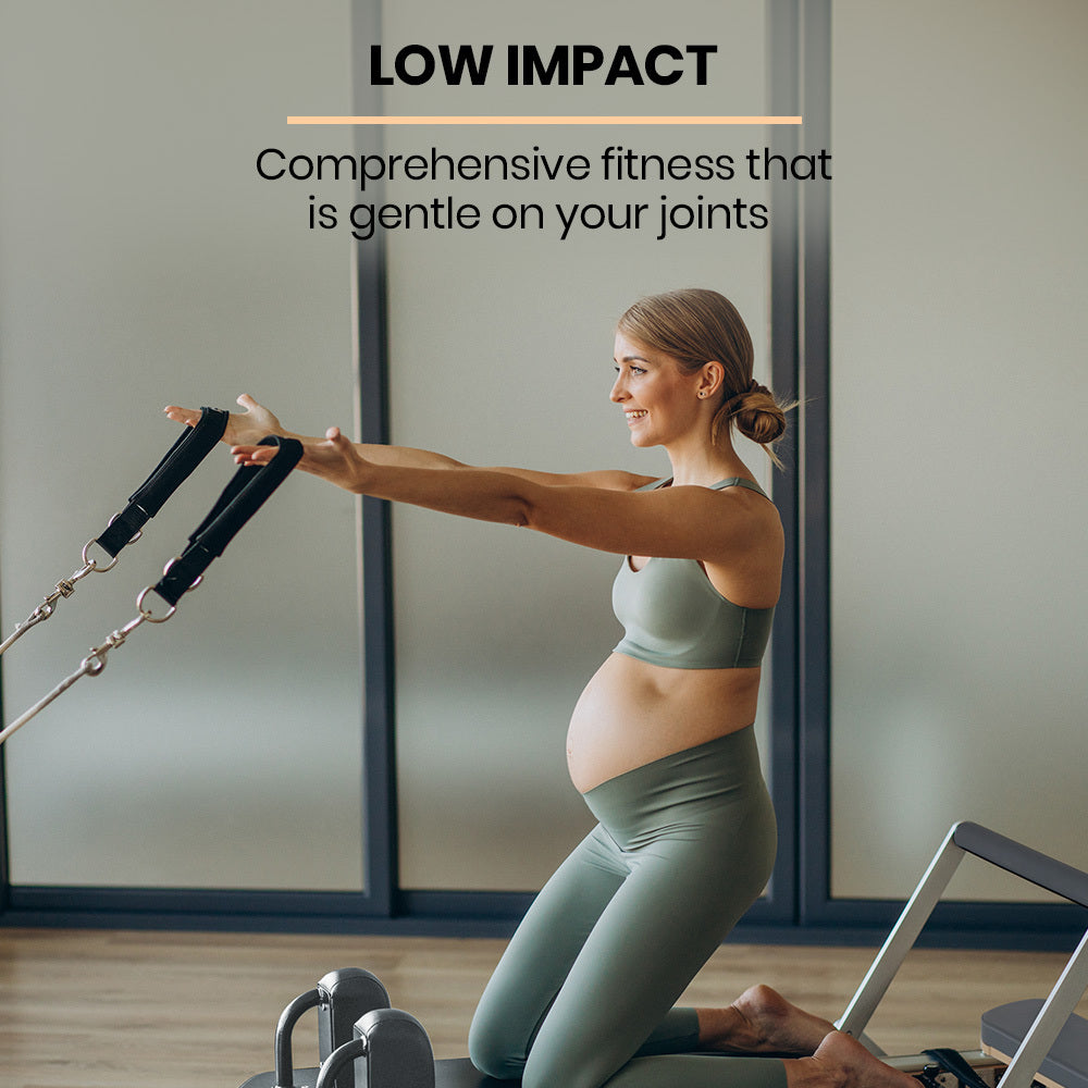 Aluminium Pilates Reformer with Folding Design and Customizable Resistance